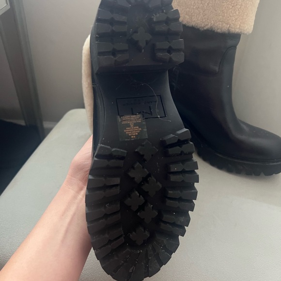MARC FISHER FUR CUFF BOOTIE - Picture 9 of 16
